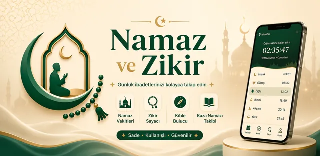 Namaz ve Zikir tanıtım görseli